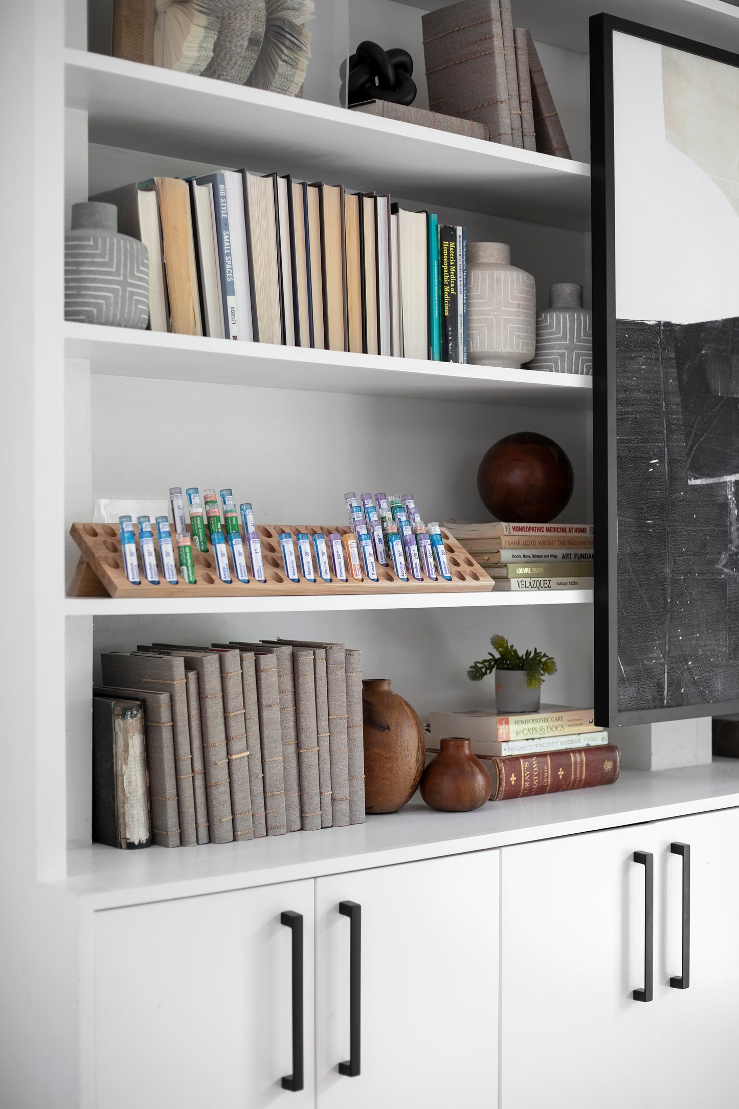 Large Countertop and/or Shelf Homeopathy Storage