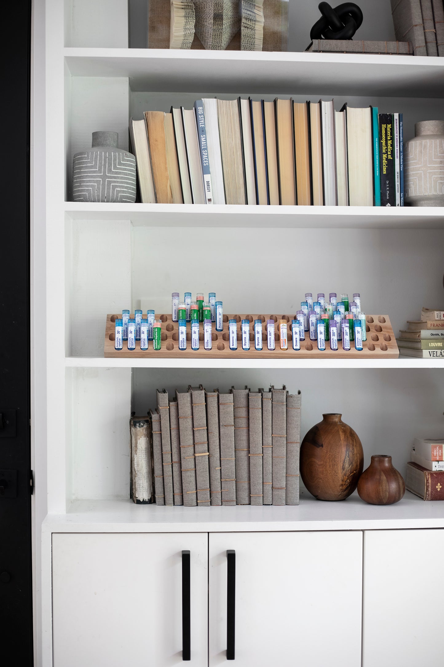 Large Countertop and/or Shelf Homeopathy Storage