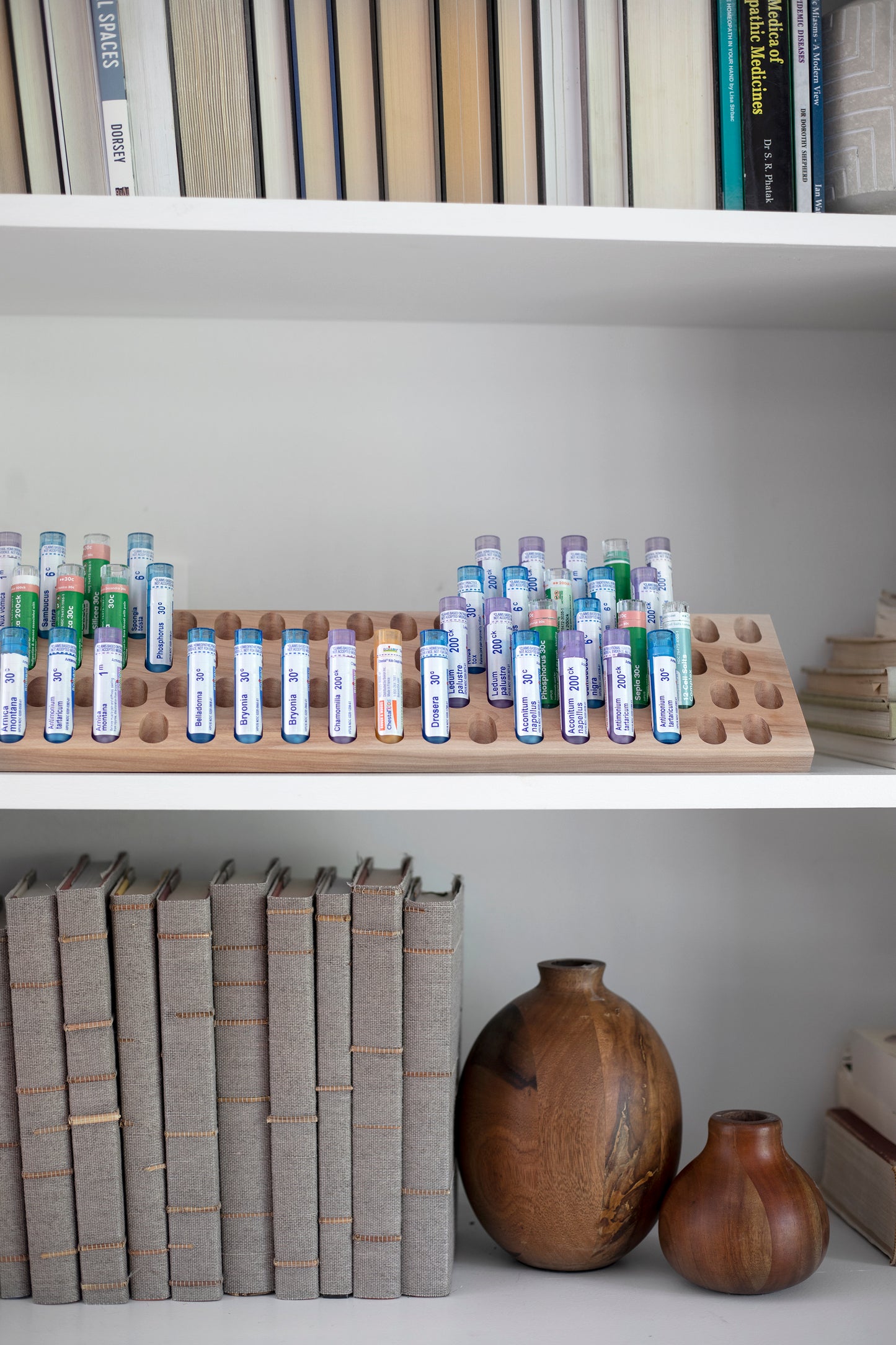 Large Countertop and/or Shelf Homeopathy Storage