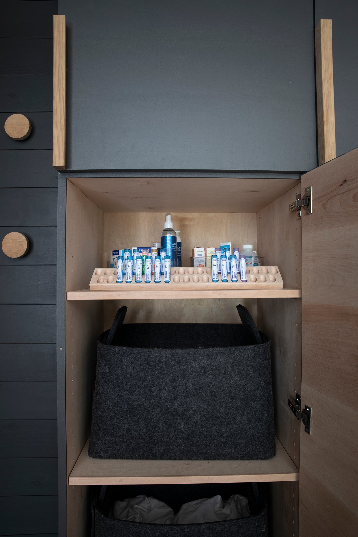 Countertop and/or Shelf Homeopathy Storage