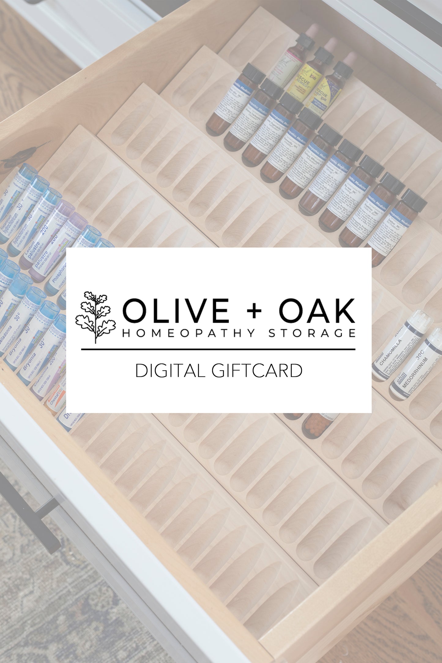 Olive and Oak Homeopathy Storage Digital Gift Card