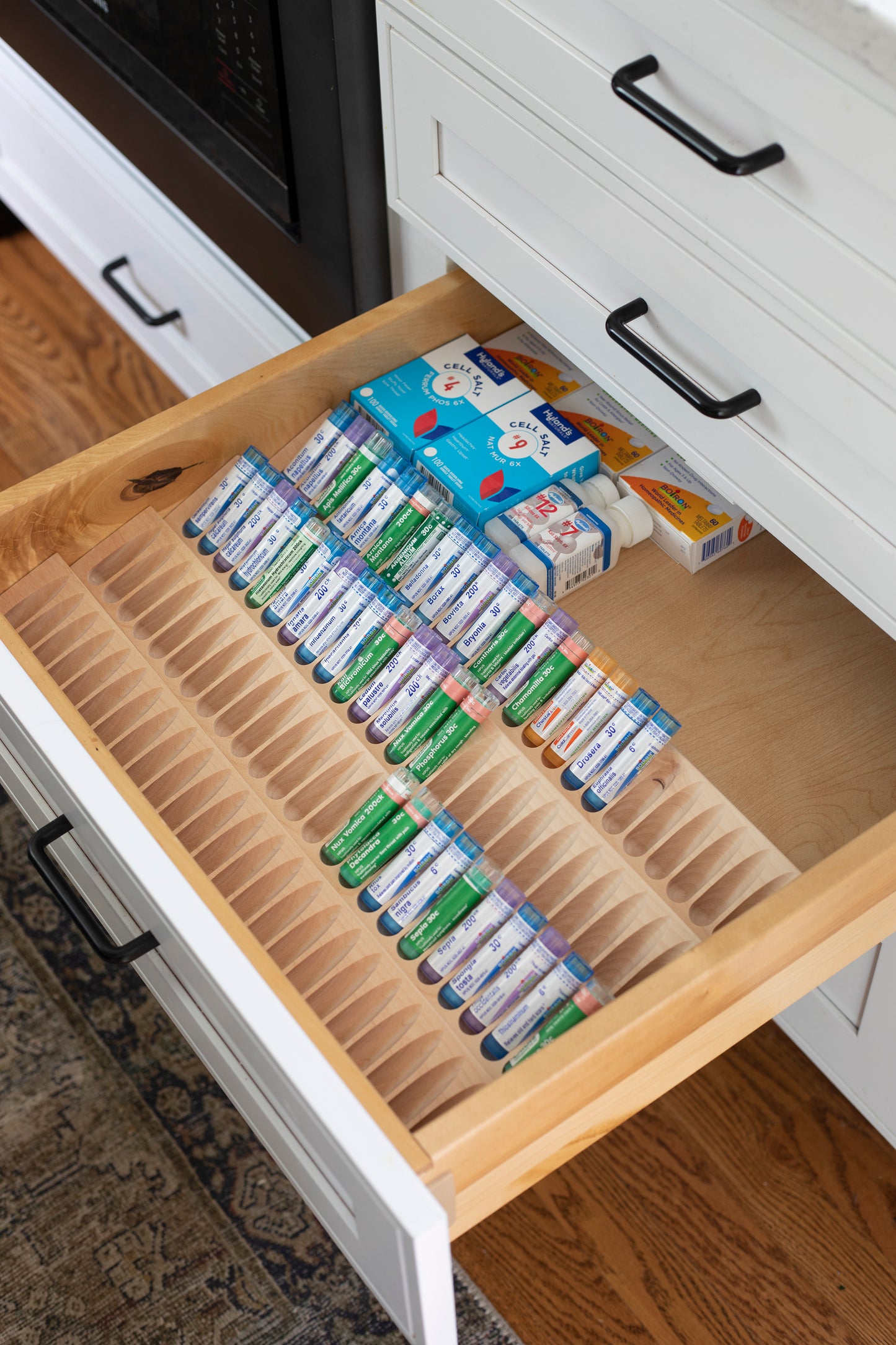 Countertop and/or Shelf Homeopathy Storage